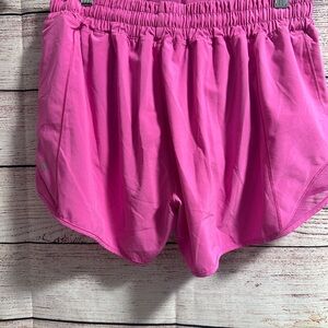 Women’s Lululemon hotty Hot sonic pink  Athletic Shorts size 10